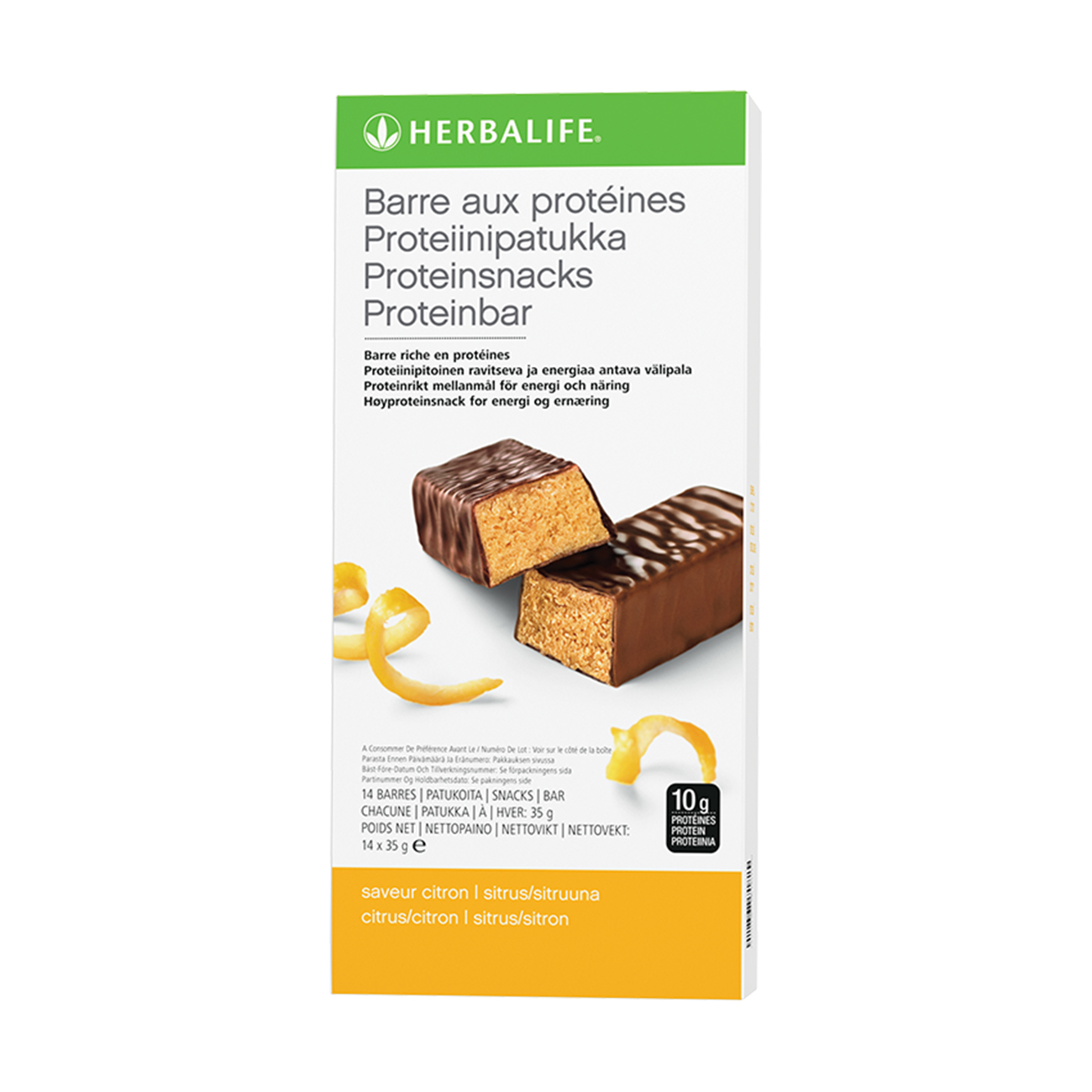 Protein Bars Citrus Lemon 14 barer Herbalife Nutrition